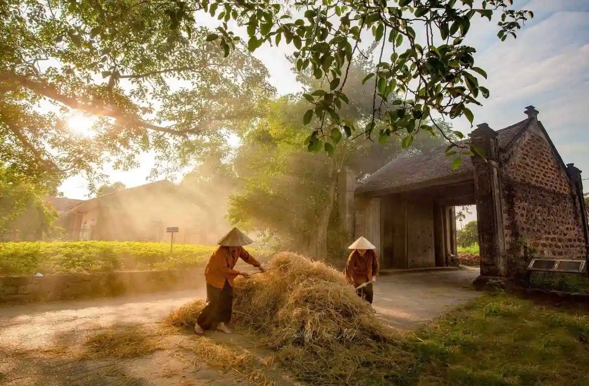 Traditional craft village near Hanoi